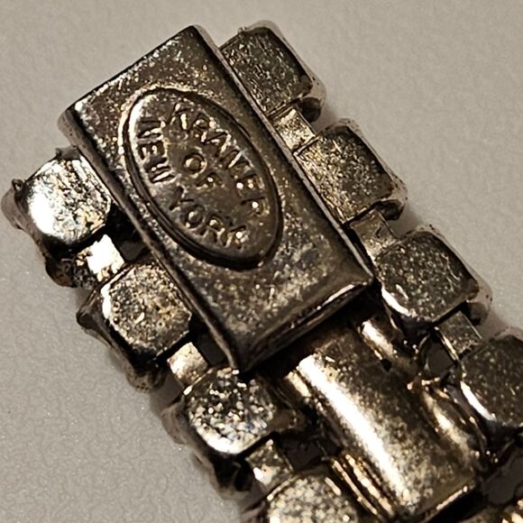 Kramer New York Vintage Rhinetone Bracelet see measurements - Picture 4 of 7